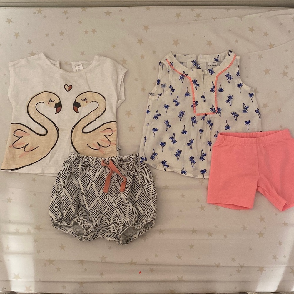 (2) summer sets - CARTER’s & PETIT LEM